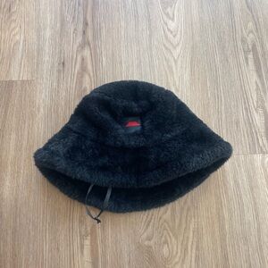 Pizza Hut Fuzzy Bucket Hat Black